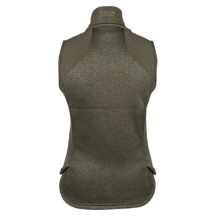 Dames Melange Fleece Bodywarmer