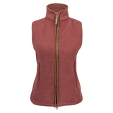 Dames Sherpa Fleece Bodywarmer Koperbruin