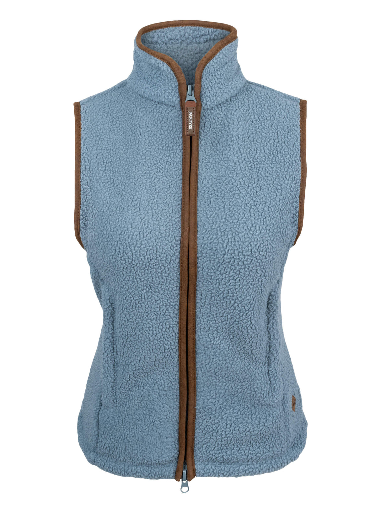 Dames Sherpa Fleece Bodywarmer IJsblauw
