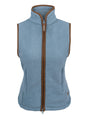 Dames Sherpa Fleece Bodywarmer IJsblauw