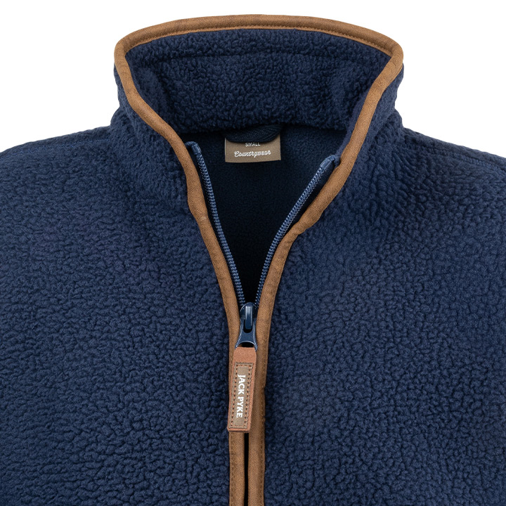 Dames Sherpa Fleece Bodywarmer Marineblauw