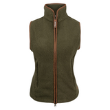 Dames Sherpa Fleece Bodywarmer Olijf