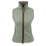 Dames Sherpa Fleece Bodywarmer Salie
