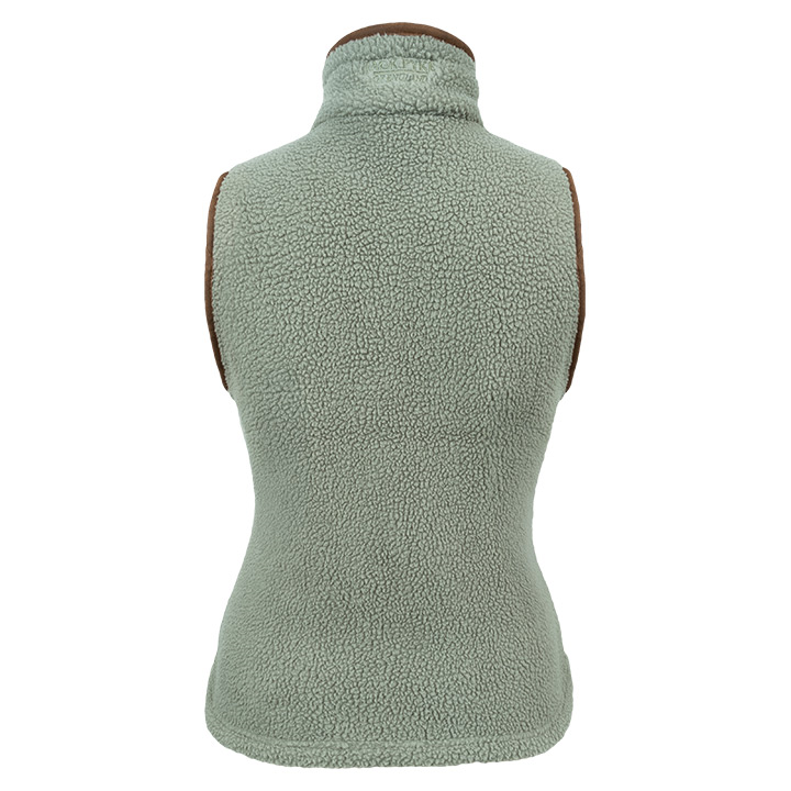 Dames Sherpa Fleece Bodywarmer Salie