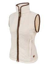Dames Sherpa Fleece Bodywarmer IJsblauw