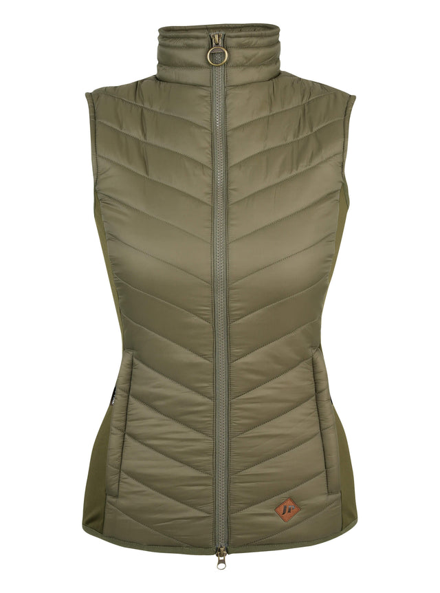 Dames Shires Bodywarmer Groen