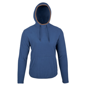 Dames Fleece Hoodie Denim