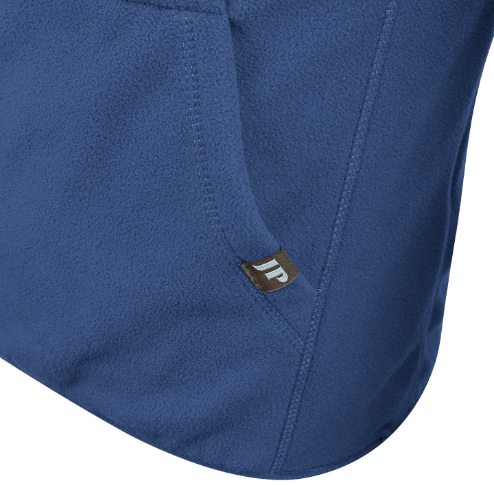 Dames Fleece Hoodie Denim
