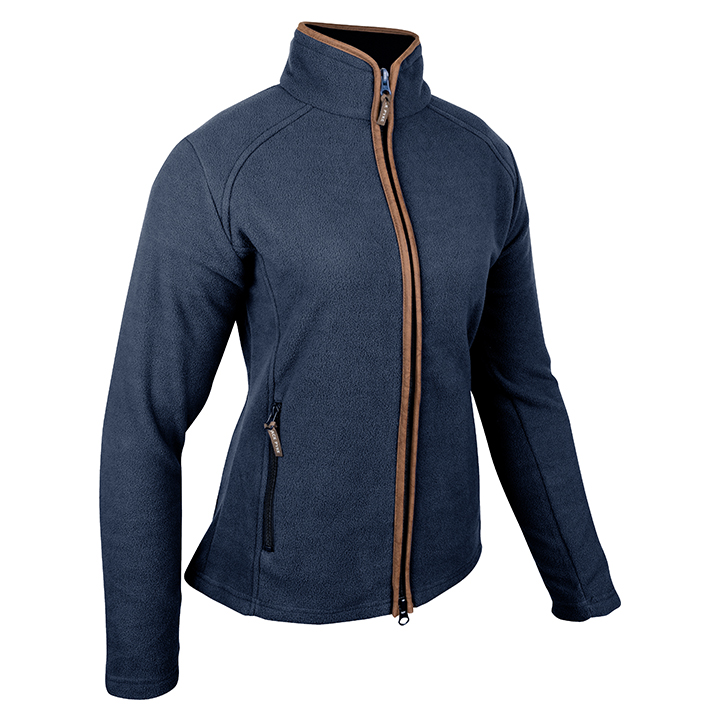 Dames Fleecejas Marineblauw