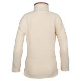 Dames Sherpa Fleecetrui Halve Rits Sail