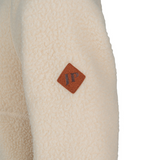 Dames Sherpa Fleecetrui Halve Rits Sail