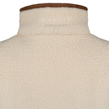 Dames Sherpa Fleecetrui Halve Rits Sail