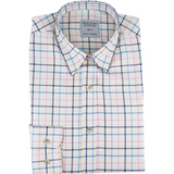 Dames Countryman Overhemd Grote Ruit Marineblauw