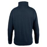 Dames Sweater Halve Rits Marineblauw