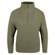 Dames Sweater Halve Rits Salie
