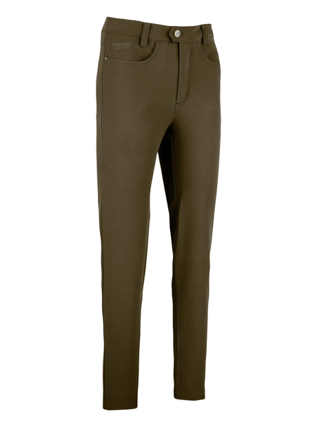 Dames Contour Stretchbroek Bruin