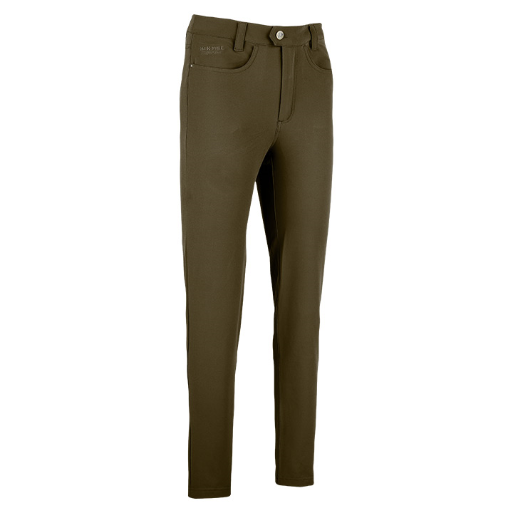 Dames Contour Stretchbroek Bruin
