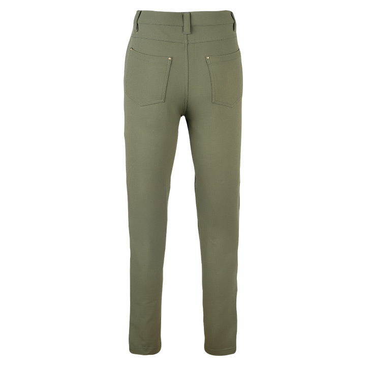 Dames Contour Stretchbroek Olijf