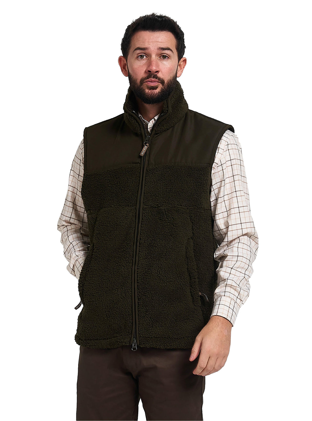 Sherpa Fleece Bodywarmer Donkerolijf