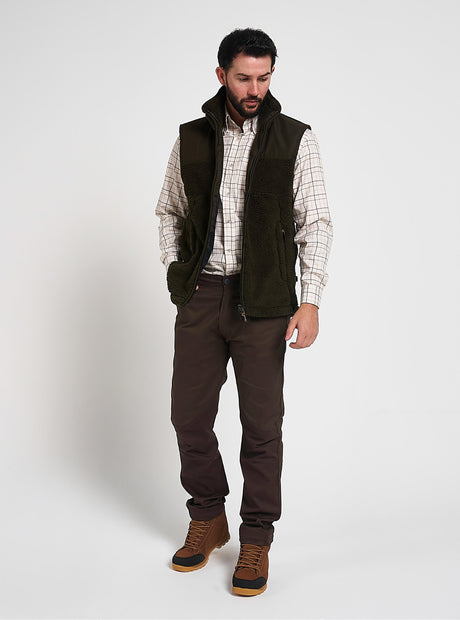 Sherpa Fleece Bodywarmer Camel