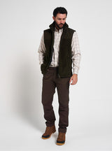 Sherpa Fleece Bodywarmer Donkerolijf