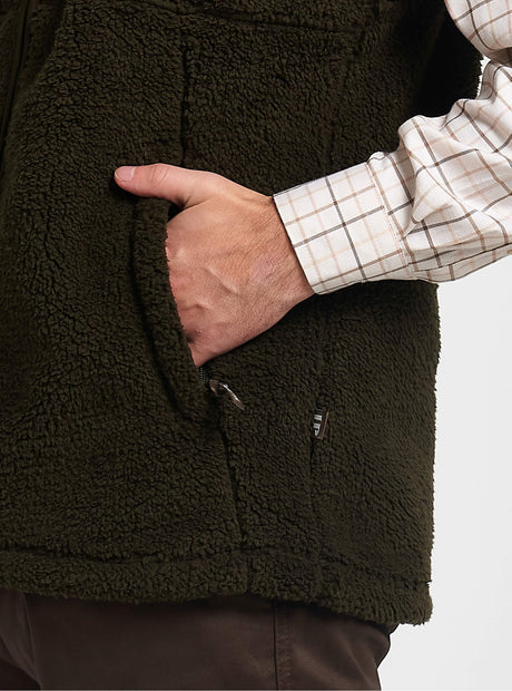 Sherpa Fleece Bodywarmer Camel