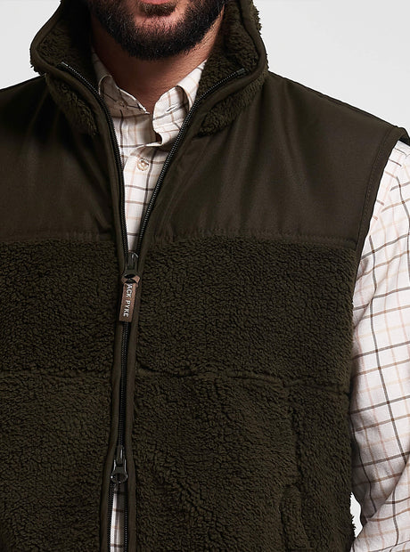 Sherpa Fleece Bodywarmer Camel