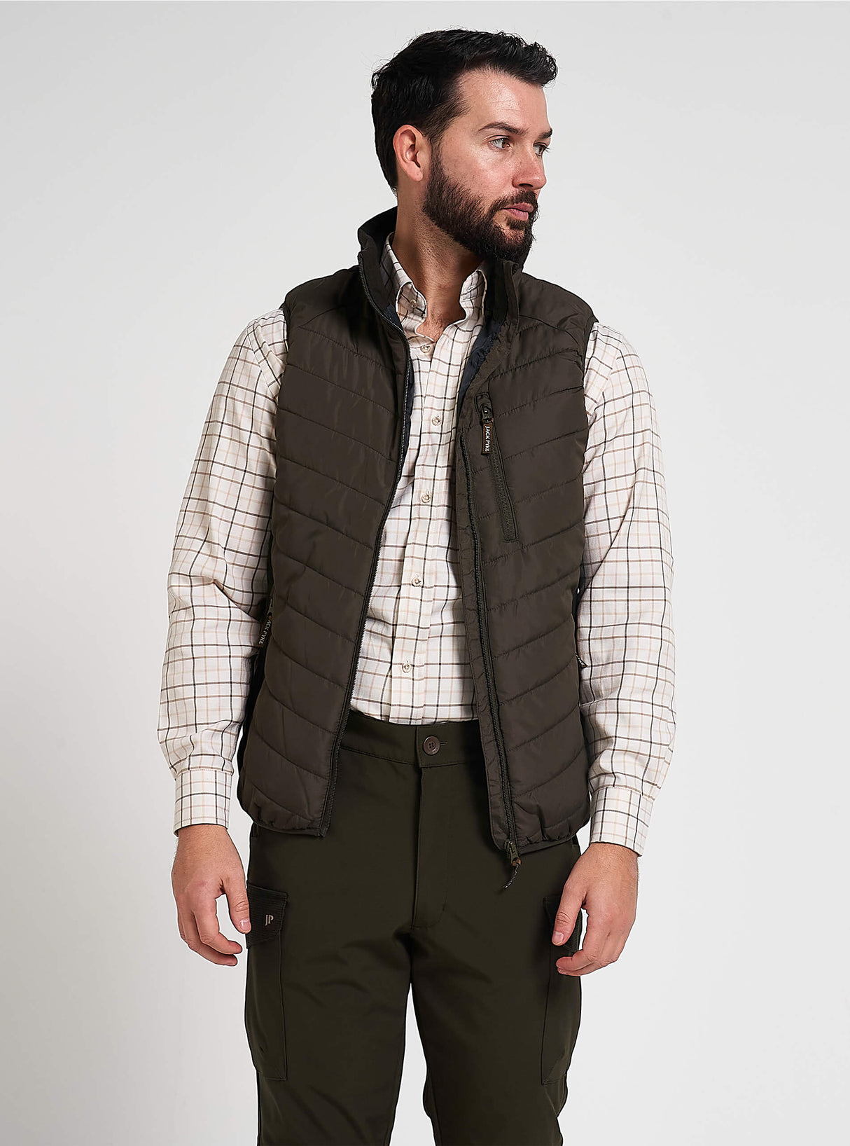 Hybride Bodywarmer Groen