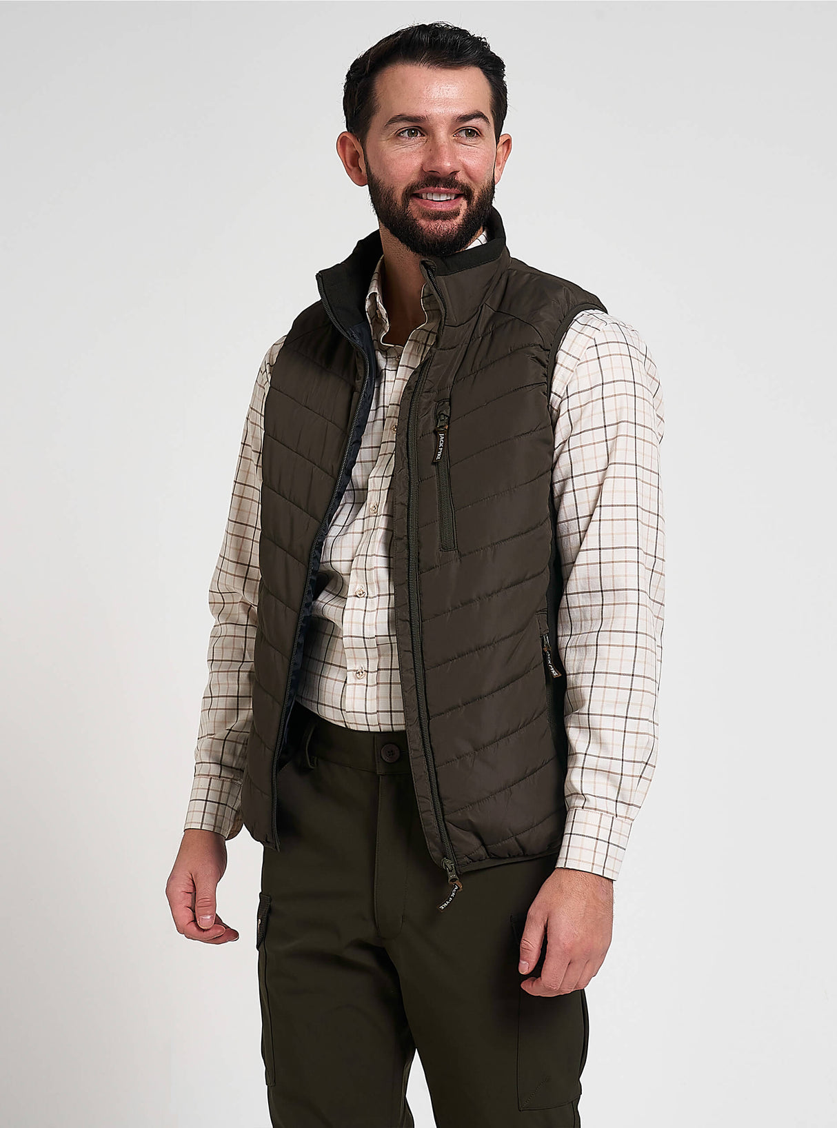 Hybride Bodywarmer Groen