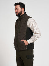 Hybride Bodywarmer Groen
