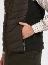 Hybride Bodywarmer Groen