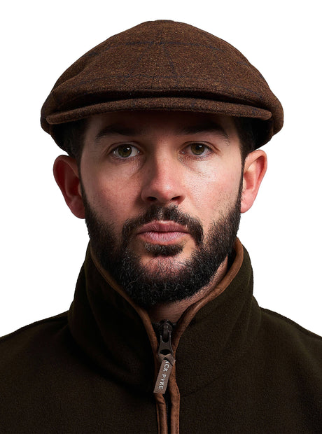 Newsboy Cap Bruin Tweed