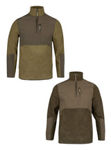 Rannock Fleecetrui Donker Mosterd