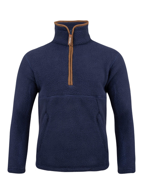 Junior Sherpa Fleecetrui Halve Rits Sail