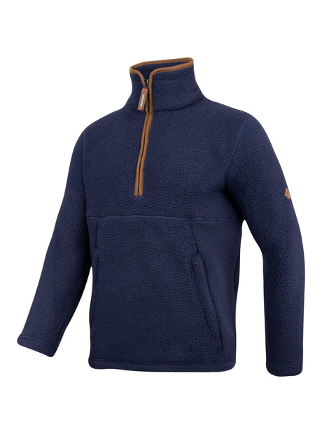 Junior Sherpa Fleecetrui Halve Rits Sail