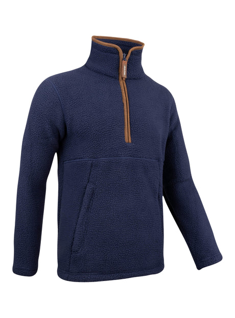 Junior Sherpa Fleecetrui Halve Rits Sail