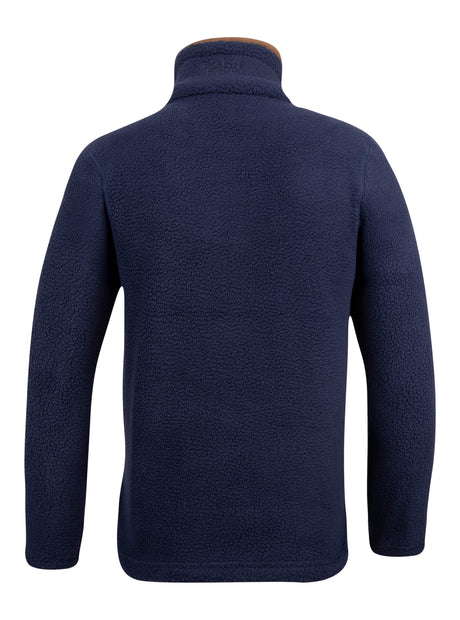 Junior Sherpa Fleecetrui Halve Rits Sail