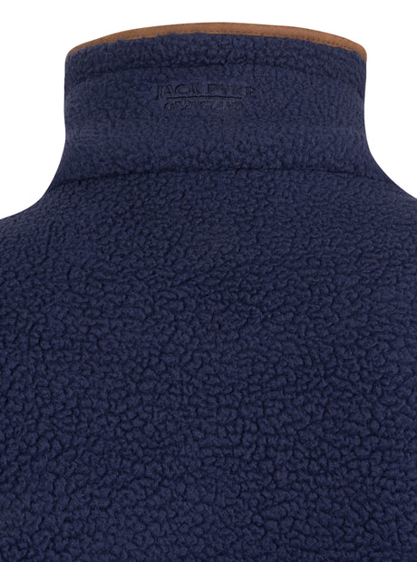 Junior Sherpa Fleecetrui Halve Rits Sail