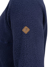 Junior Sherpa Fleecetrui Halve Rits Marineblauw