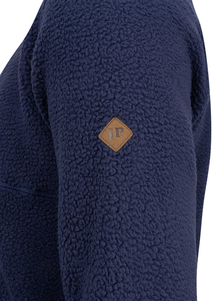 Junior Sherpa Fleecetrui Halve Rits Sail