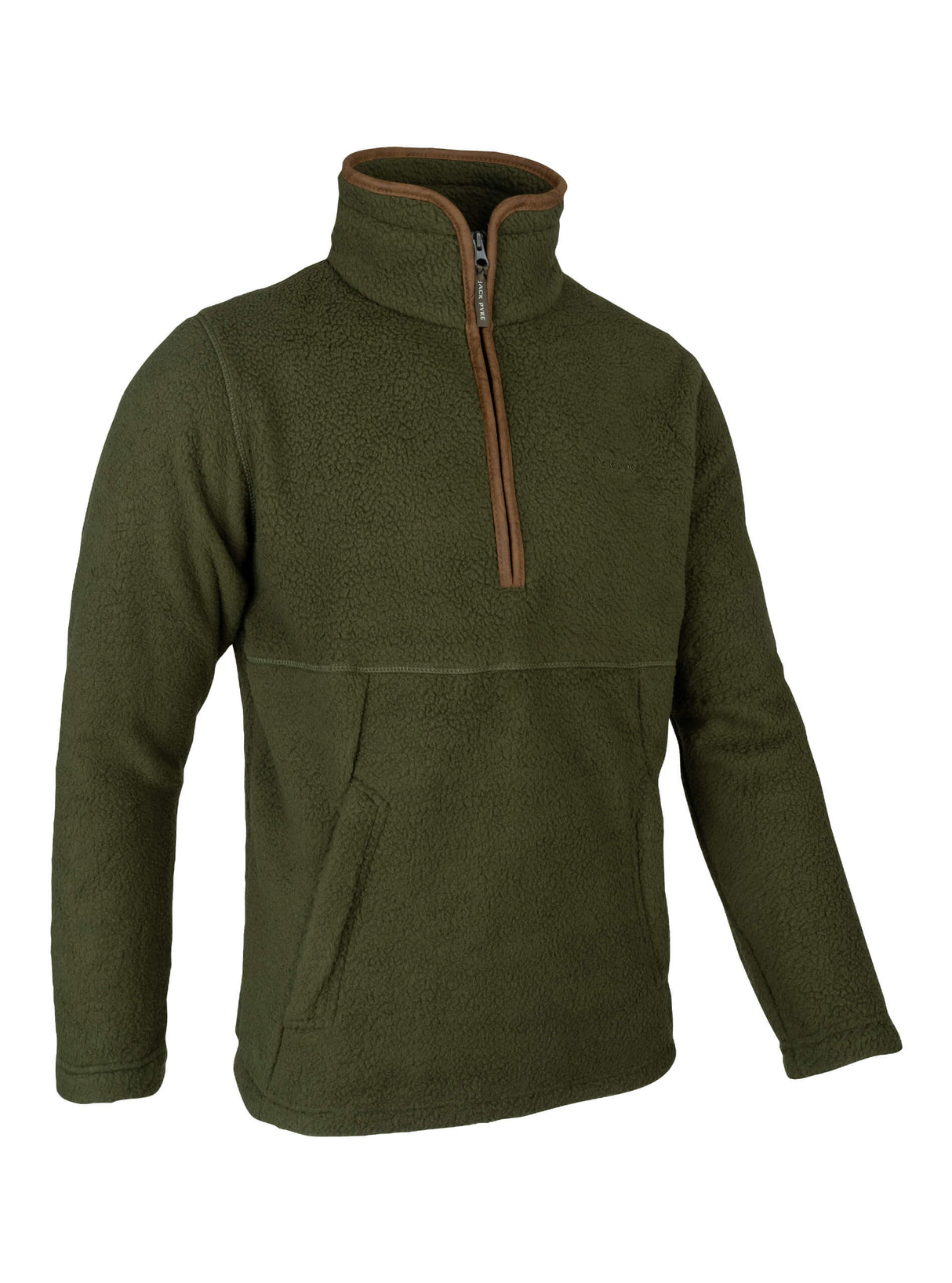 Sherpa Fleecetrui Halve Rits Shiitake