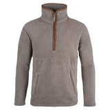 Sherpa Fleecetrui Halve Rits Shiitake