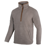 Sherpa Fleecetrui Halve Rits Shiitake