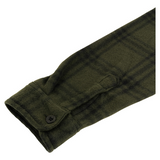 Polar Fleece Overhemd Groen Geruit