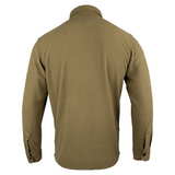 Polar Fleece Overhemd Donker Mosterd