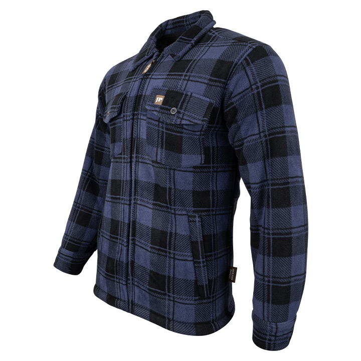 Tundra Overhemd Marineblauw Geruit