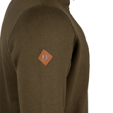 Sweater Halve Rits Donkerolijf