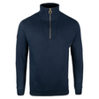 Sweater Halve Rits Marineblauw