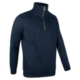 Sweater Halve Rits Marineblauw