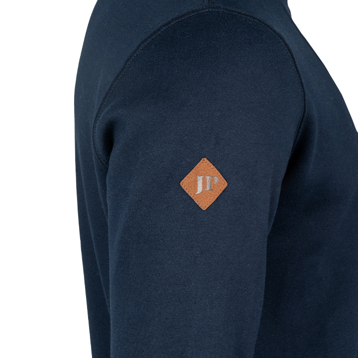 Sweater Halve Rits Marineblauw